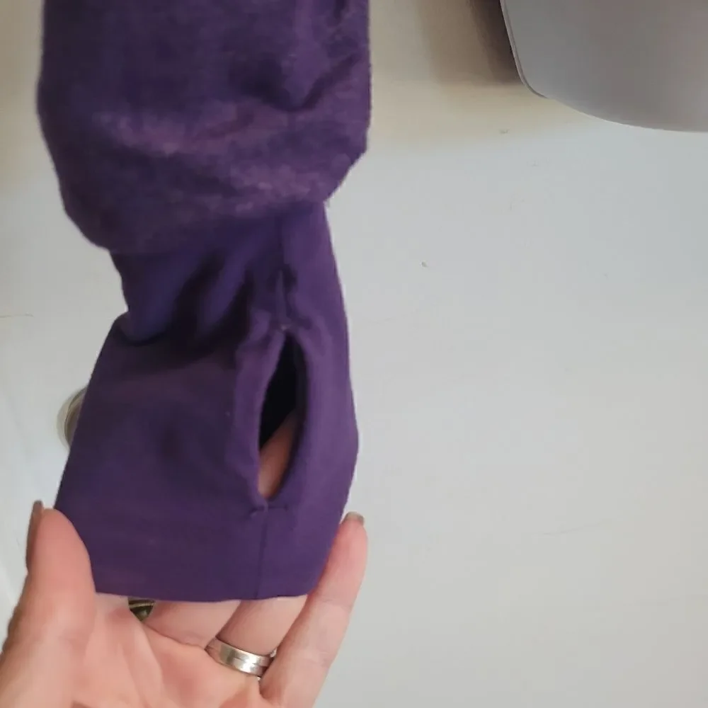 Lululemon Reversible Jacket INNER PEACE Fit & Flare Purple Yoga